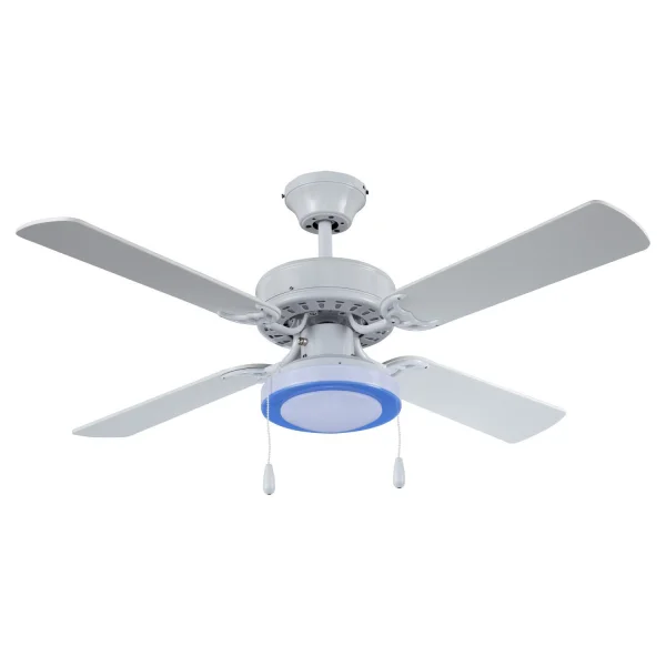 Lampada da soffitto a led blu per ventilatore, lampade e illuminazione : Lúzete