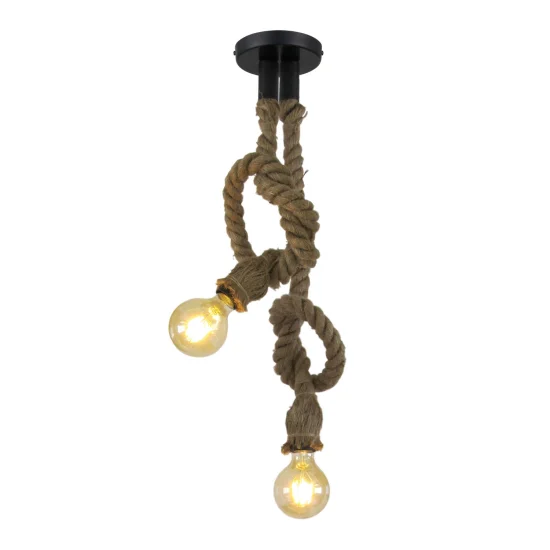 LAMPADA A FUNE BARCA 2 LUCI 2