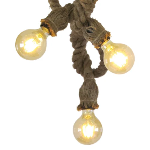 LAMPADA A FUNE BARCA 3 LUCI