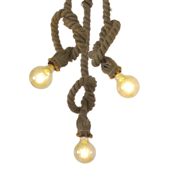 LAMPADA TETTO CORDA BARCA 3 LUCI