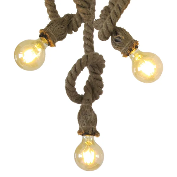 LAMPADA TETTO CORDA BARCA 3 LUCI