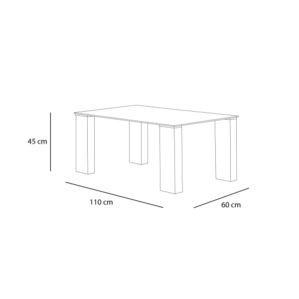 TAVOLO DA CAFFÈ G'VLE BIANCO