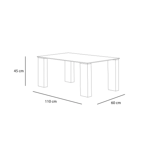 TAVOLO DA CAFFÈ G'VLE BIANCO