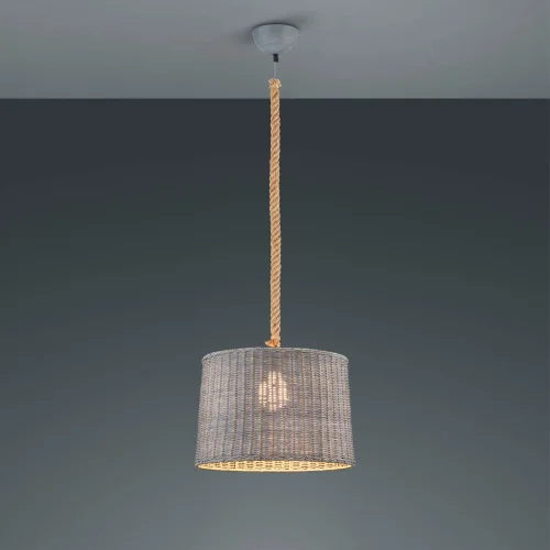 MANDY SOFFITTO LAMPADA RATTAN CORDA