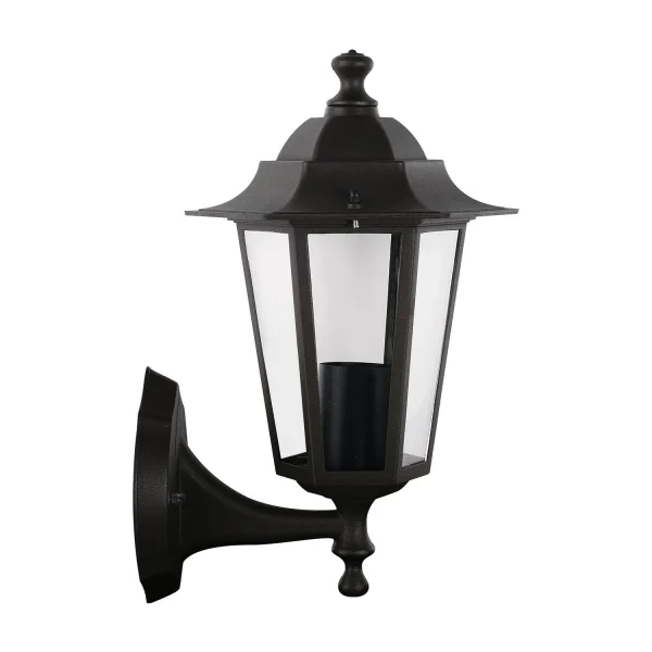 NERO ESTERNO ESAGONALE APPLIQUE E27