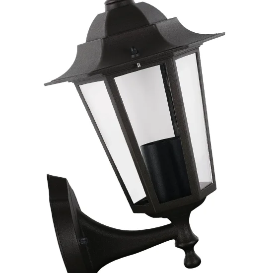 NERO ESTERNO ESAGONALE APPLIQUE E27 2