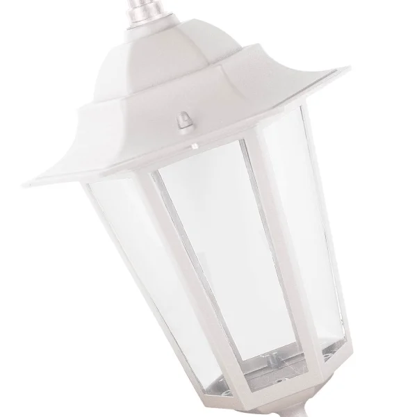 LAMPADA A SOSPENSIONE ESTERNA ESAGONALE BIANCA