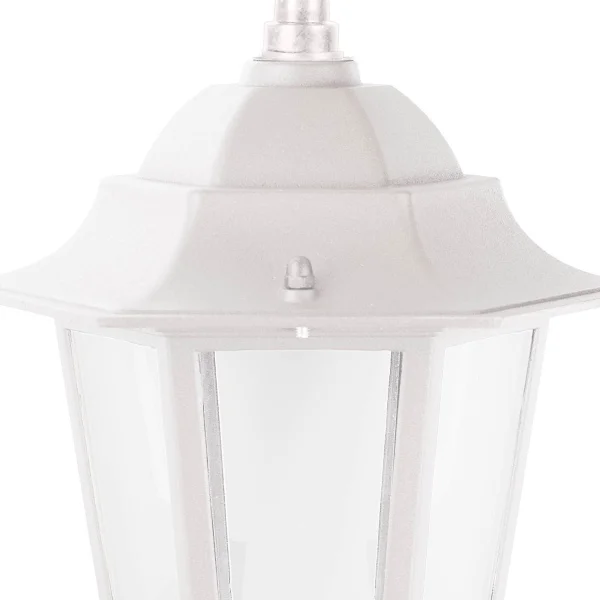 LAMPADA A SOSPENSIONE ESTERNA ESAGONALE BIANCA