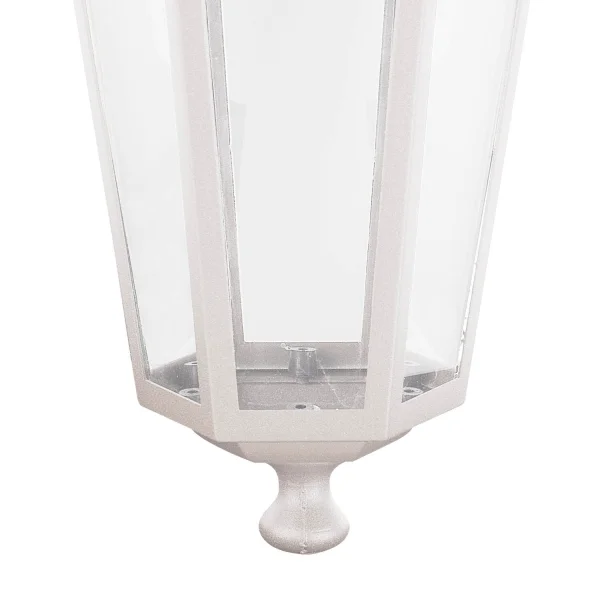 LAMPADA A SOSPENSIONE ESTERNA ESAGONALE BIANCA