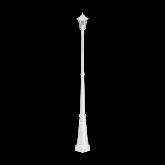 LAMPADA BIANCA ESAGONALE ESTERNA DEL PIEDE 2