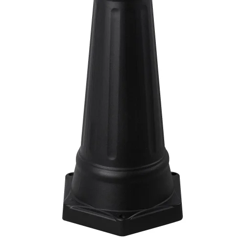 LAMPADA DA PIEDE ESTERNO ESAGONALE NERA