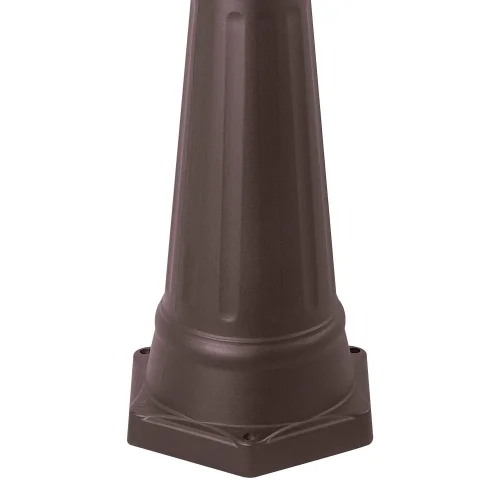 LANTERNA PIEDE ESTERNO RUGGINE MARRONE ESAGONALE