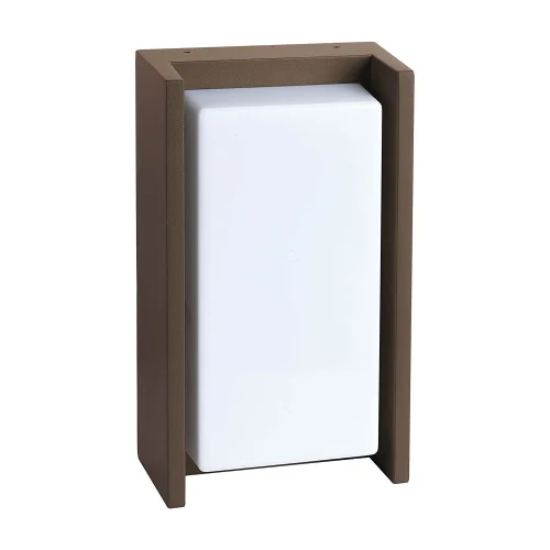 APPLICARE ESTERNO LED HOUSTON 12W 4000K RUGGINE MARRONE