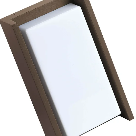 APPLICARE ESTERNO LED HOUSTON 12W 4000K RUGGINE MARRONE 2