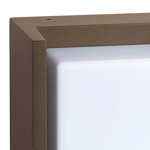 APPLICARE ESTERNO LED HOUSTON 12W 4000K RUGGINE MARRONE