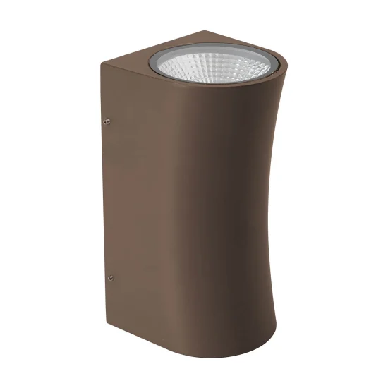 APPLICARE MASSAGGIATI LED ESTERNI 10W 4000K OSSIDO MARRONE