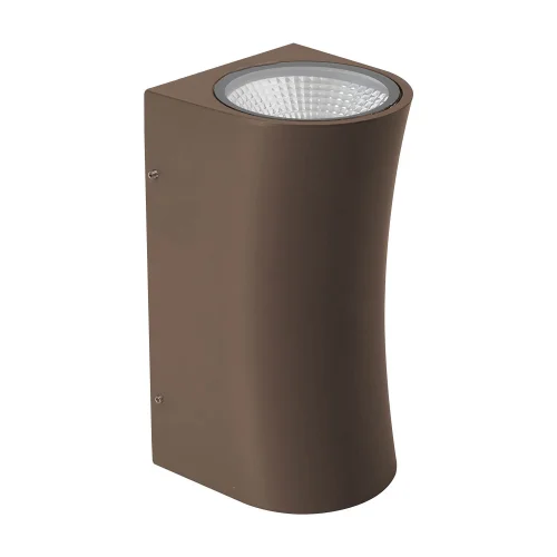 APPLICARE MASSAGGIATI LED ESTERNI 10W 4000K OSSIDO MARRONE