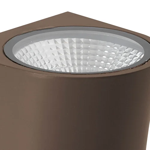 APPLICARE MASSAGGIATI LED ESTERNI 10W 4000K OSSIDO MARRONE