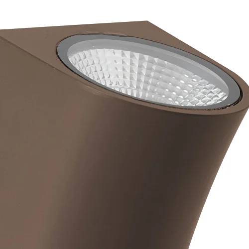 APPLICARE MASSAGGIATI LED ESTERNI 10W 4000K OSSIDO MARRONE