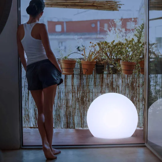 LAMPADA ESTERNA SFERICA BULY 60 CAVO LUCE FREDDA 2