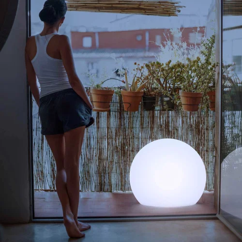 LAMPADA ESTERNA SFERICA BULY 60 CAVO LUCE FREDDA