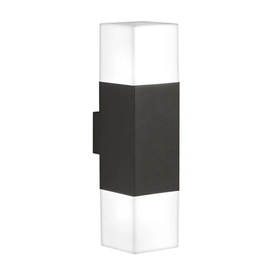 APPLICARE ESTERNO LED BELFAST 4W E14 LUCE SU E GIÙ ANTRACITE