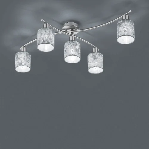 SOFFITTO SOFFITTO 5 LUCI IN ARGENTO PICCOLO