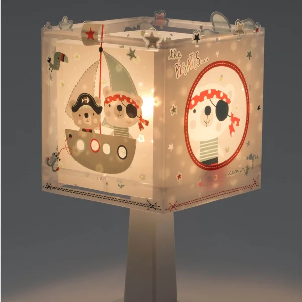 PIRATI LAMPADA DA TAVOLO PER BAMBINI