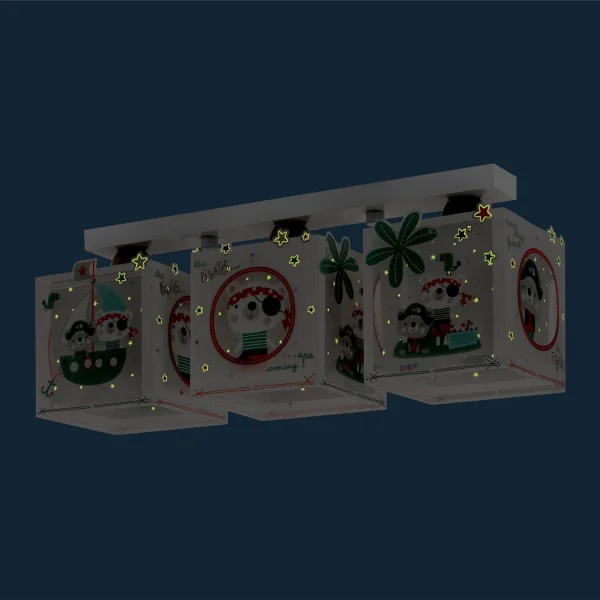 SOFFITTO PER BAMBINI 3 LUCI PIRATI