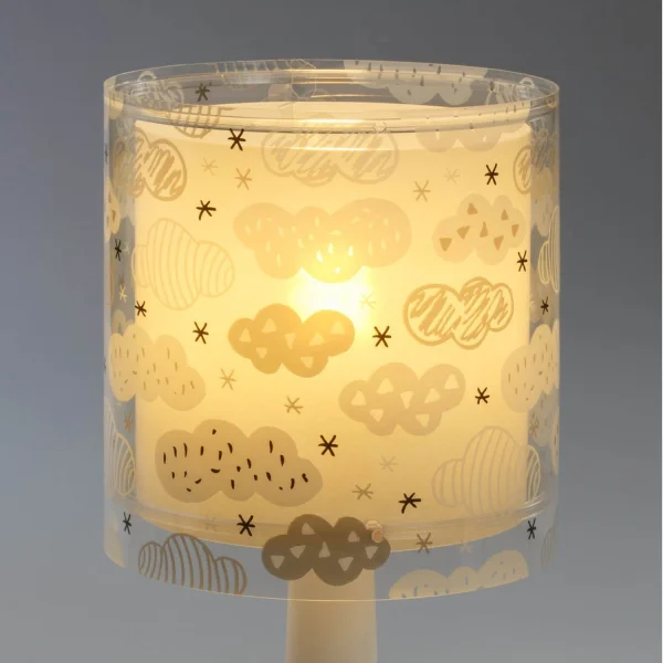 NUVOLE GRIGIE LAMPADA DA TAVOLO PER BAMBINI