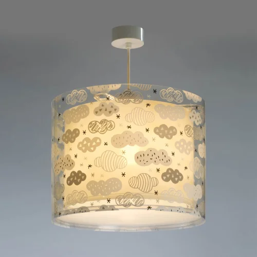 LAMPADA PER BAMBINI NUVOLE GRIGIO DALBER