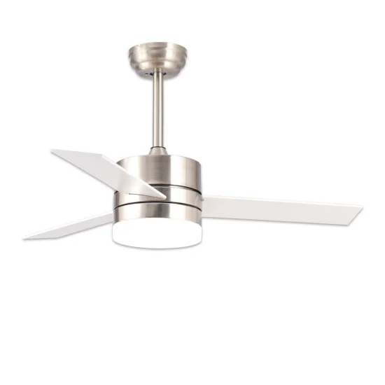 VENTILATORE SOFFITTO HA PORTATO LORENZO 16W 3 PALE DI NICHEL