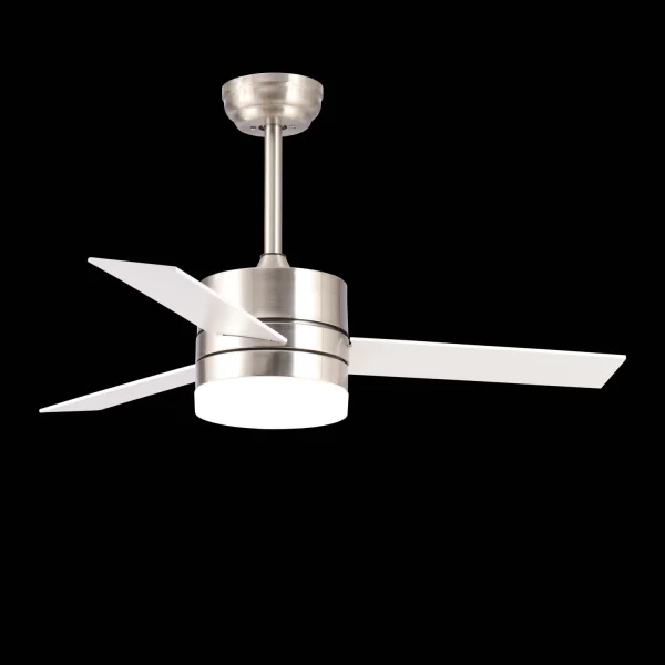 VENTILATORE SOFFITTO HA PORTATO LORENZO 16W 3 PALE DI NICHEL