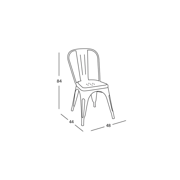 SEDIA DI GIUSEPPINA GIALLA