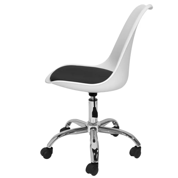 SEDIA A TORRE BIANCA/SCRIVANIA CUSCINO NERO