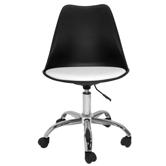 SEDIA A TORRE NERA/CUSCINO DA SCRIVANIA BIANCO 2