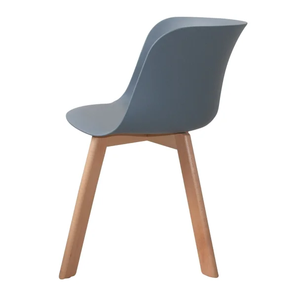 POLTRONA IN LEGNO NORDICO GRIGIO