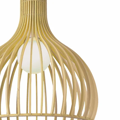 LAMPADA A SOFFITTO KERSTIN LEGNO E27