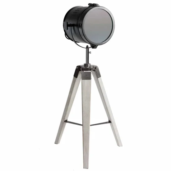 LAMPADA DA TAVOLO CUCITO ACCIAIO INVECCHIATO