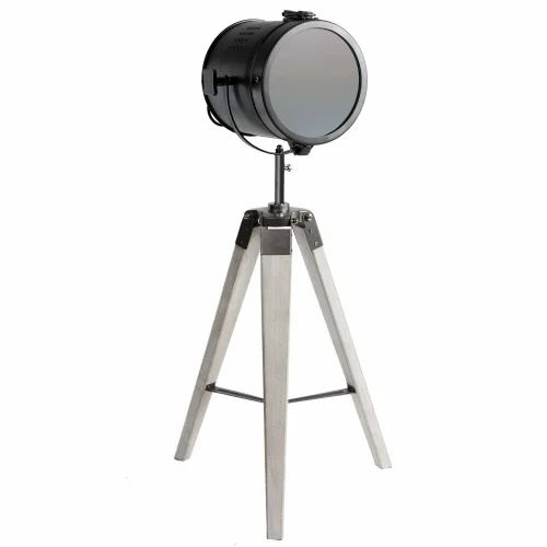 LAMPADA DA TAVOLO CUCITO ACCIAIO INVECCHIATO