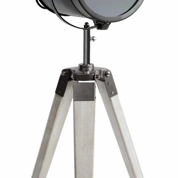 LAMPADA DA TAVOLO CUCITO ACCIAIO INVECCHIATO