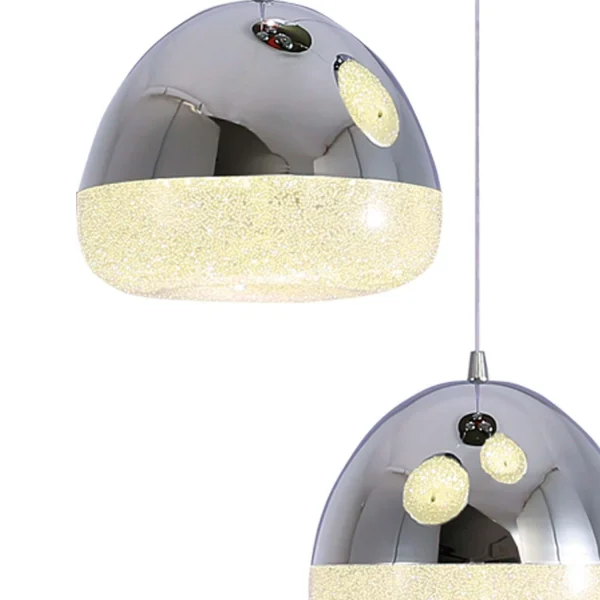 LAMPADA A SOFFITTO STACY 45W 4000K BASE CIRCOLARE CROMATA