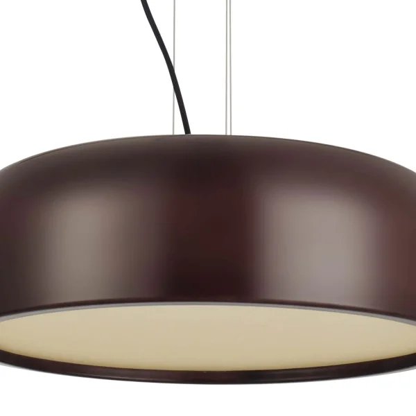 LAMPADA A SOFFITTO ETICHETTATA CAFFÈ/BIANCO