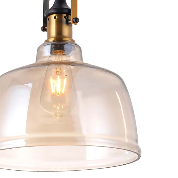 LAMPADA A SOSPENSIONE FEBBRAIO VETRO 30CM