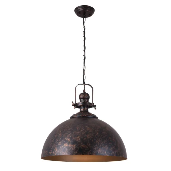 LAMPADA A SOFFITTO ALDARA FERRO INVECCHIATO 2