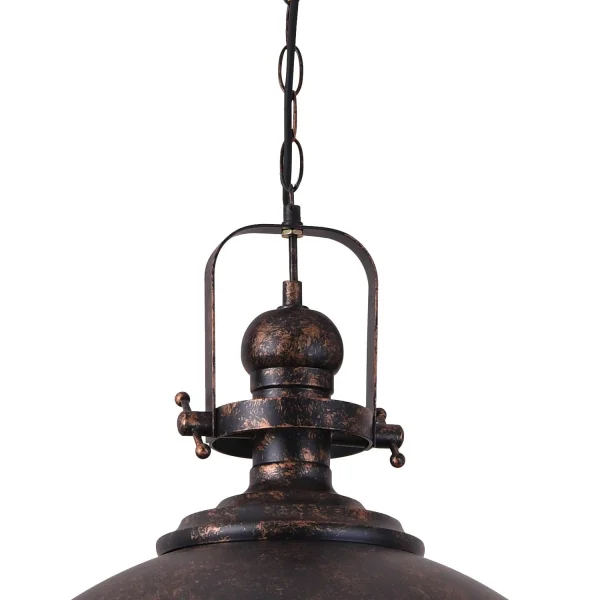 LAMPADA A SOFFITTO ALDARA FERRO INVECCHIATO