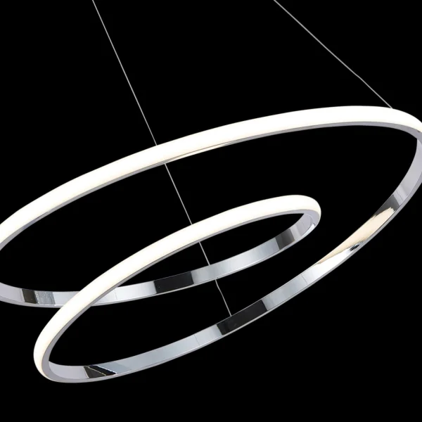 LAMPADA A SOFFITTO A LED GAEL 49W 4000K CROMO