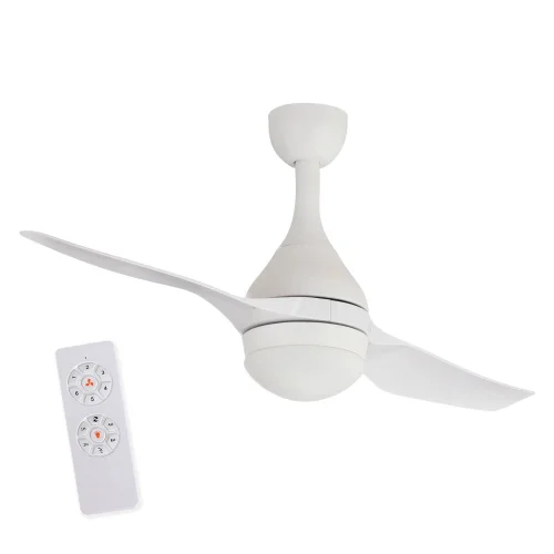 BIANCO 18W LED WESLEY VENTILATORE A SOFFITTO