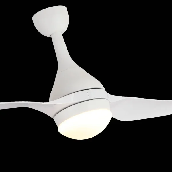 BIANCO 18W LED WESLEY VENTILATORE A SOFFITTO