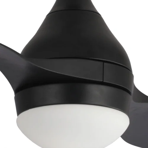 NERO 18W LED WESLEY VENTILATORE A SOFFITTO